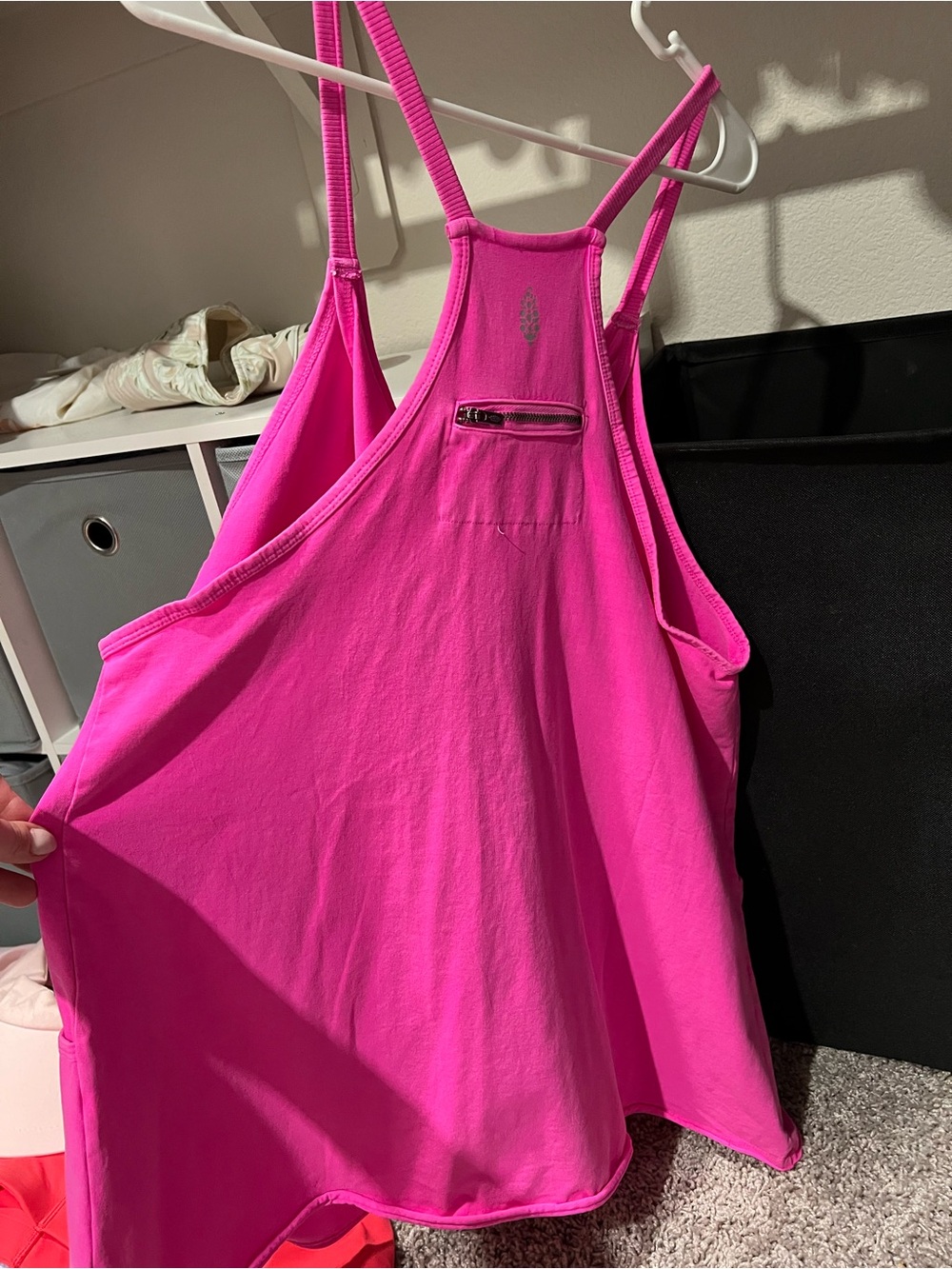 Free People Neon Pink HotShot Romper - Picture 2 of 3